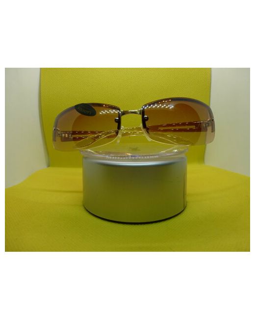 langren Солнцезащитные очки 1895 овальные оправа пластик складные с защитой от УФ золотой