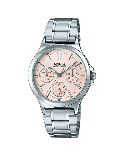 Casio Collection Наручные часы CASIO Женские LTP-V300D-4A серебряный розовый