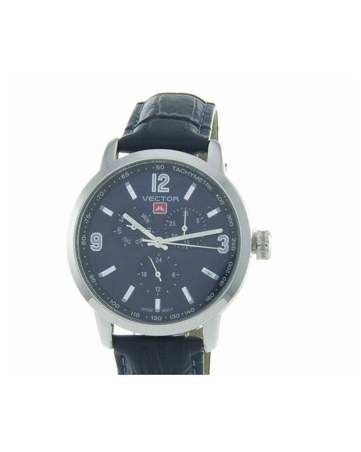 Vector Наручные часы Часы VH8-019513 синий серебряный