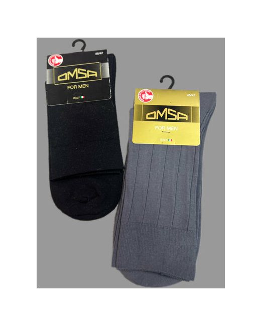 Omsa носки 2 пары размер черный
