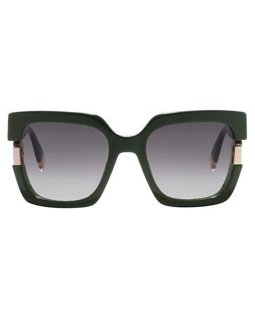 Furla Солнцезащитные очки квадратные с защитой от УФ градиентные для