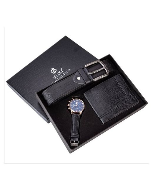 MyPads Наручные часы Подарочный набор M-155729 изысканная упаковка кошелек ремень красивый подарок мужчине