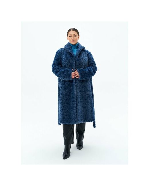 Alef Пальто зимнее шерсть силуэт свободный удлиненное размер 44