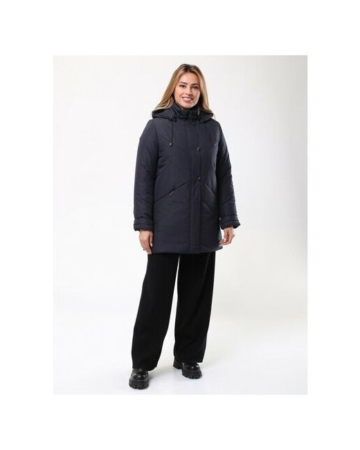 Maritta куртка зимняя средней длины силуэт прямой съемный капюшон ветрозащитная внутренний карман водонепроницаемая утепленная размер 5262RU