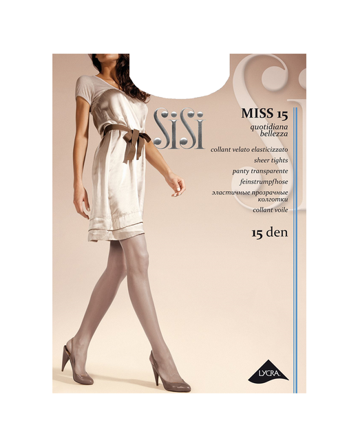 Sisi Колготки Miss 15 den с шортиками матовые размер