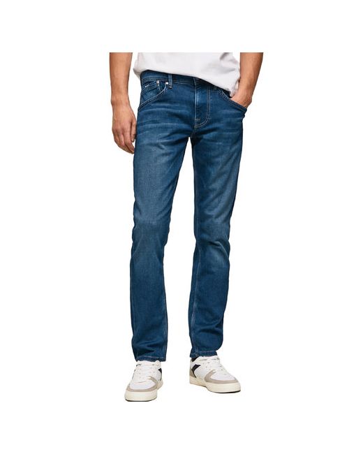 Pepe Jeans London Джинсы прямой силуэт средняя посадка стрейч размер 38/34
