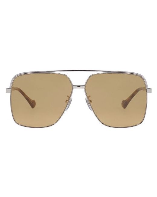 Gucci Солнцезащитные очки 1099SA 004 авиаторы оправа с защитой от УФ мультиколор