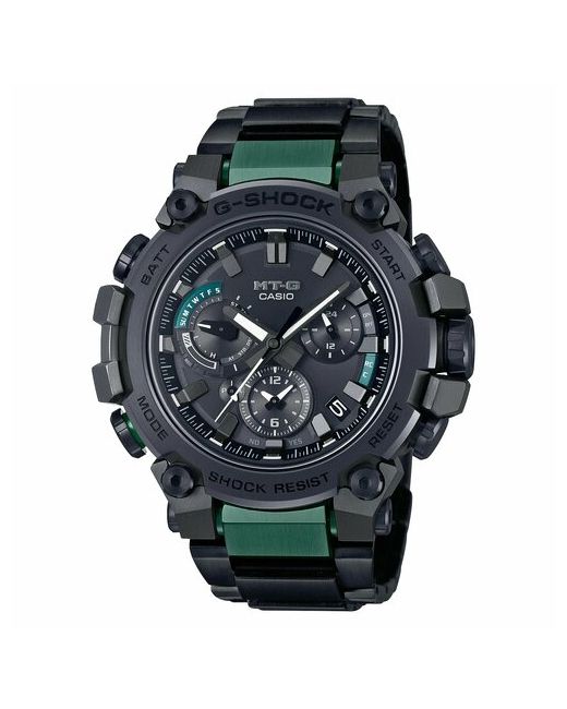 Casio Наручные часы Японские наручные G-Shock Premium MTG-B3000BD-1A2 с гарантией черный зеленый