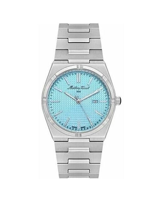 Mathey-Tissot Наручные часы Швейцарские наручные D117SK голубой серебряный