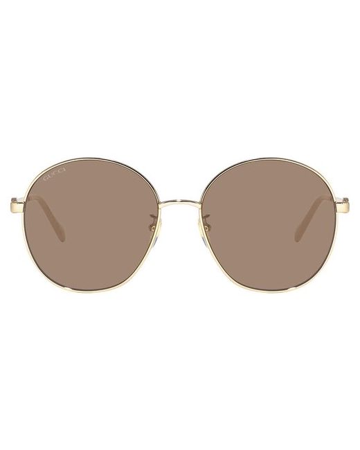 Gucci Солнцезащитные очки 1090SA 003 круглые оправа с защитой от УФ для золотой