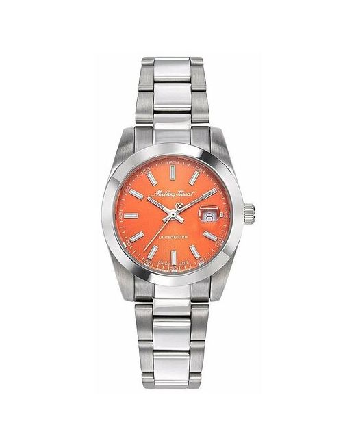 Mathey-Tissot Наручные часы Швейцарские наручные D451OR серебряный оранжевый