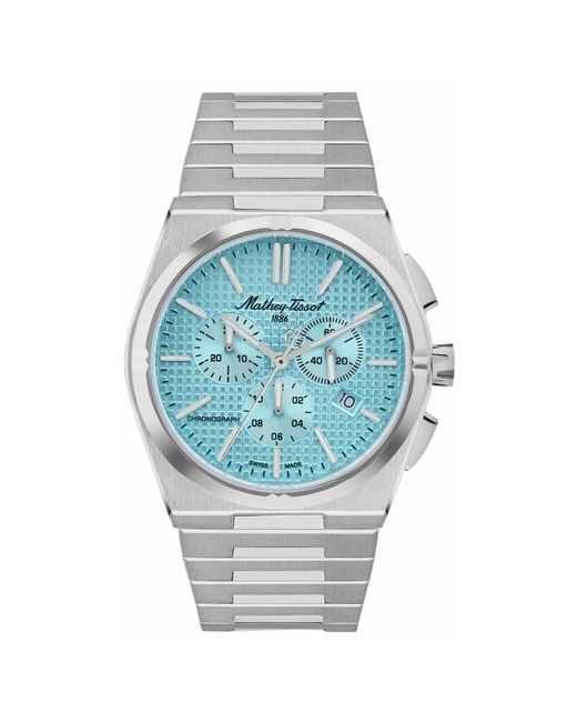 Mathey-Tissot Наручные часы Швейцарские наручные H117CHAS с хронографом голубой серебряный