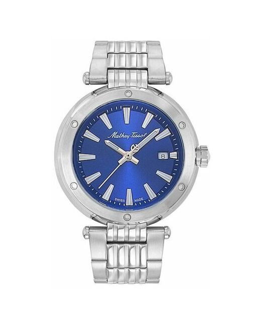 Mathey-Tissot Наручные часы Швейцарские наручные H912ABU синий серый