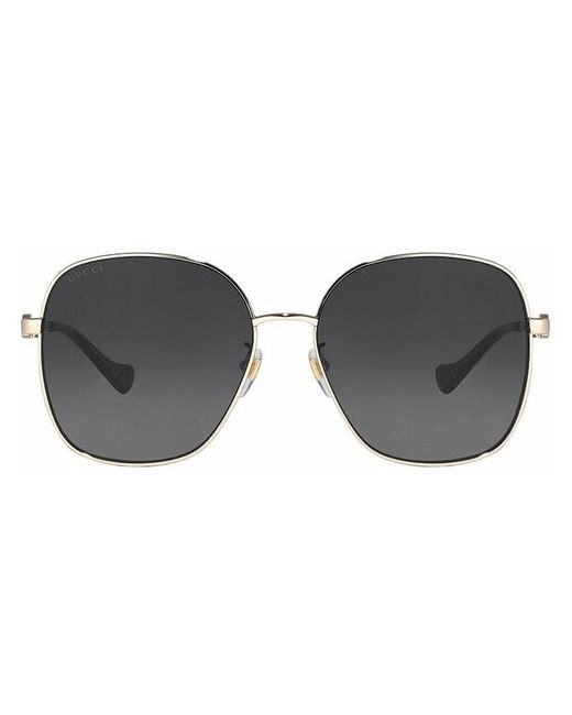 Gucci Солнцезащитные очки 1089SA 001 квадратные оправа градиентные с защитой от УФ для золотой