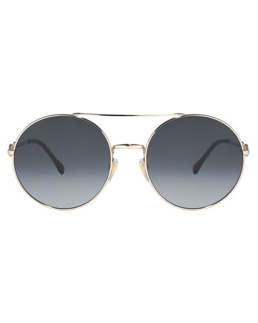 Gucci Солнцезащитные очки 0878S 001 круглые оправа с защитой от УФ градиентные для золотой