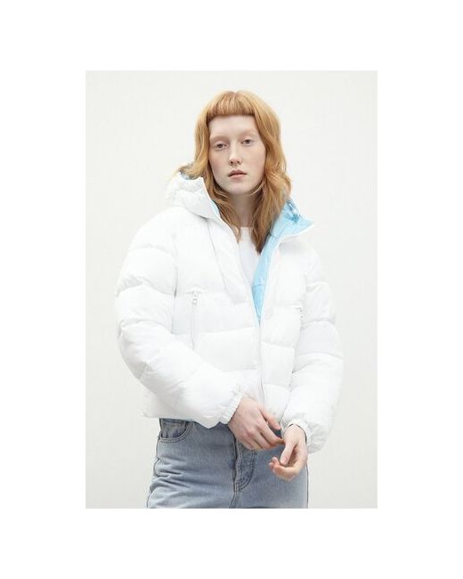 Finn Flare куртка демисезон/зима силуэт прямой карманы капюшон размер