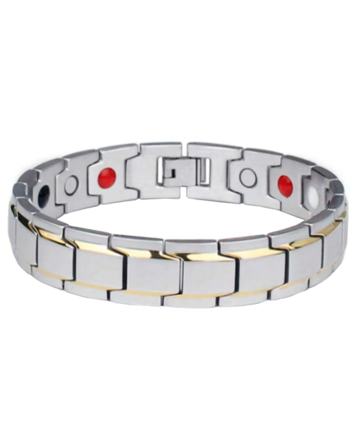 DG Jewelry стальной браслет INS059-A с германием магнитами вставками ИК-излучением волн излучением отрицательно заряженных ионов