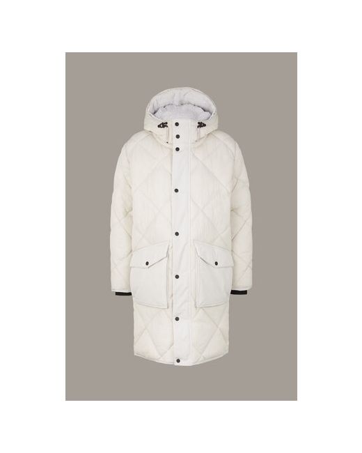 Strellson куртка зимняя силуэт прямой стеганая карманы внутренний карман капюшон несъемный подкладка размер 48