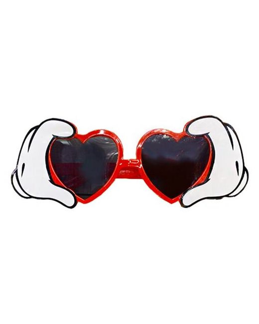 Веселый праздник Карнавальные очки Сердце в ручках украшение для праздника