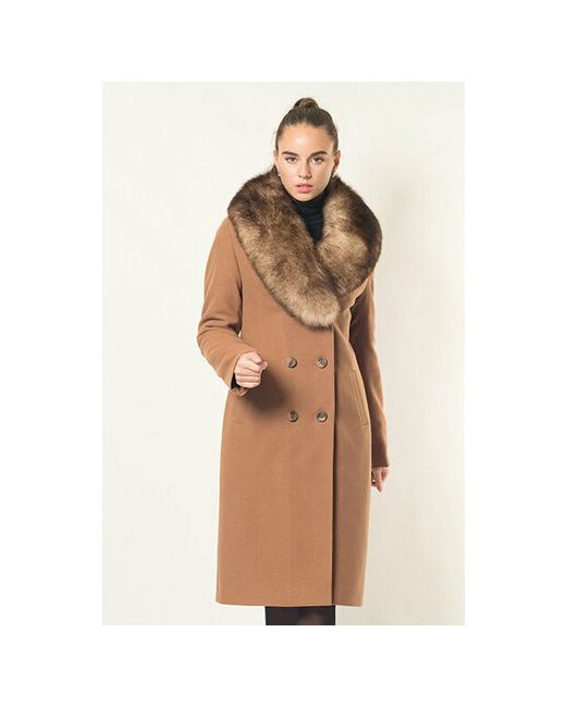 Margo Пальто-халат демисезонное демисезон/зима шерсть силуэт прилегающий удлиненное размер 50