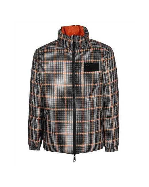 Armani Exchange куртка демисезон/зима силуэт прилегающий карманы подкладка двусторонняя размер мультиколор