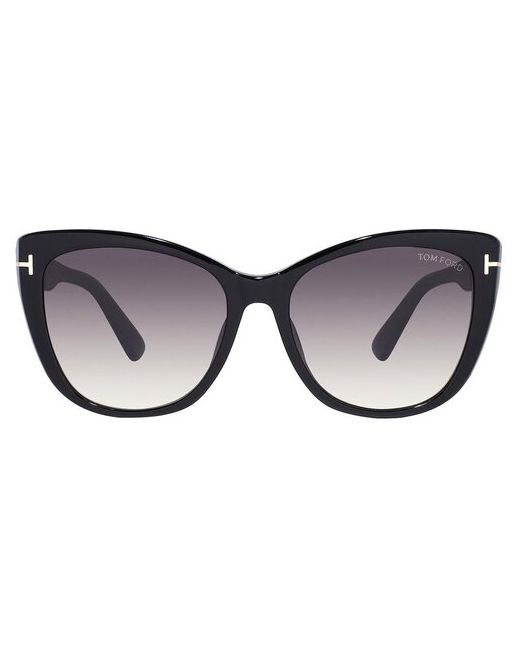 Tom Ford Солнцезащитные очки Nora 937 01B кошачий глаз оправа градиентные с защитой от УФ для