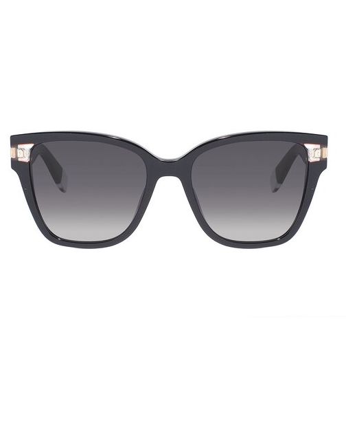 Furla Солнцезащитные очки кошачий глаз оправа с защитой от УФ градиентные для