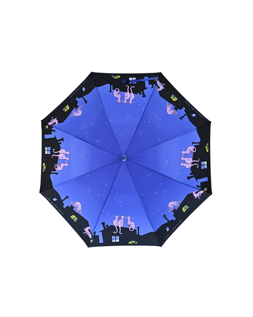 Zest Зонт-трость полуавтомат купол 102 см. 8 спиц чехол в комплекте для черный синий