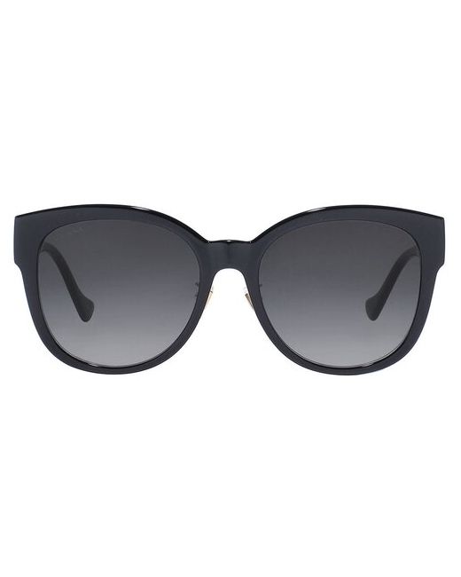 Gucci Солнцезащитные очки 1028SK 001 панто оправа градиентные с защитой от УФ для черный