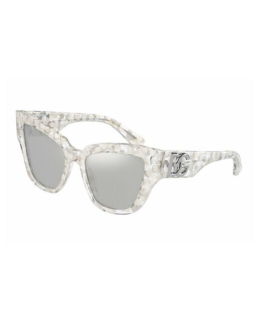Dolce & Gabbana Солнцезащитные очки кошачий глаз оправа зеркальные для