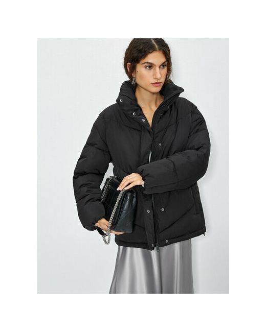 Zarina куртка демисезонная средней длины стеганая однобортная размер RU 50
