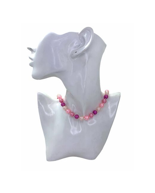 Dorim Ожерелье Колье Бусы жемчуг имитация/розовый