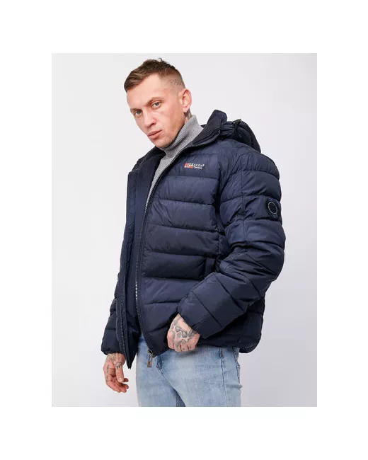 Drauda куртка зимняя силуэт свободный капюшон внутренний карман водонепроницаемая ветрозащитная размер 48