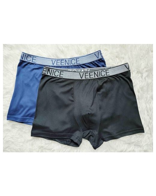 Veenice Трусы боксеры размер 3XL 50-52 черный синий