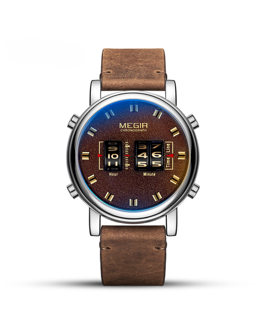 Megir Наручные часы Часы наручные кварцевые с антибликовым покрытием влагостойкие