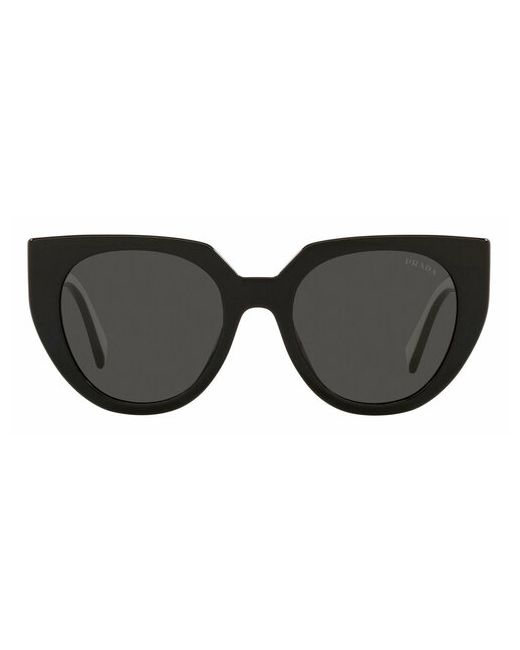 Prada Солнцезащитные очки PR 14WS 09Q5S0 кошачий глаз оправа с защитой от УФ для черный