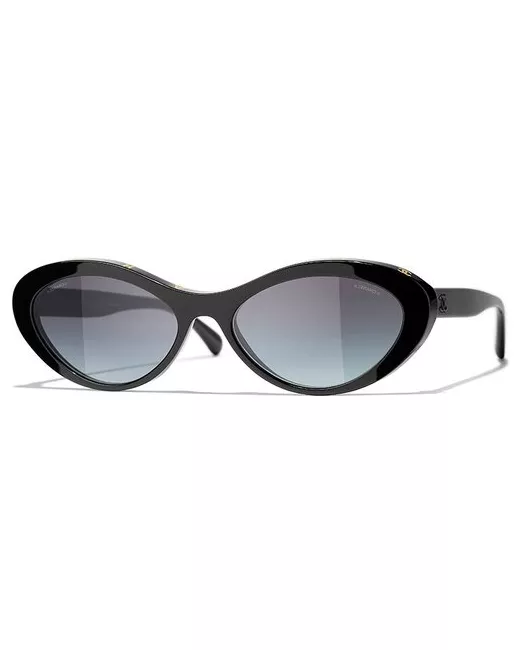 Chanel Vintage Солнцезащитные очки кошачий глаз оправа градиентные для