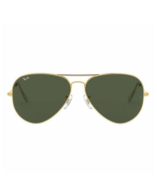 Ray-Ban Солнцезащитные очки авиаторы оправа складные с защитой от УФ зеленый