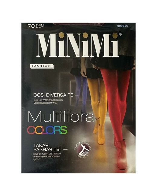 Minimi Колготки Multifibra Colors 70 den с ластовицей размер