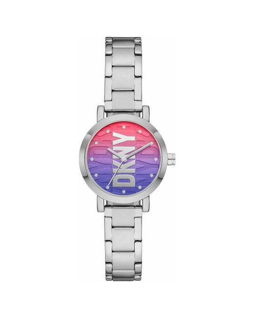 Dkny Наручные часы Часы NY6659 фиолетовый розовый