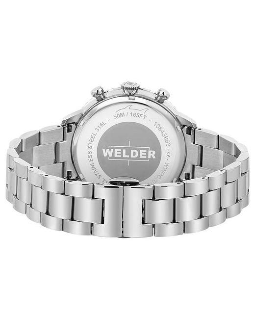 Welder Наручные часы Часы наручные WWRC2075BSL 39 мм серебряный