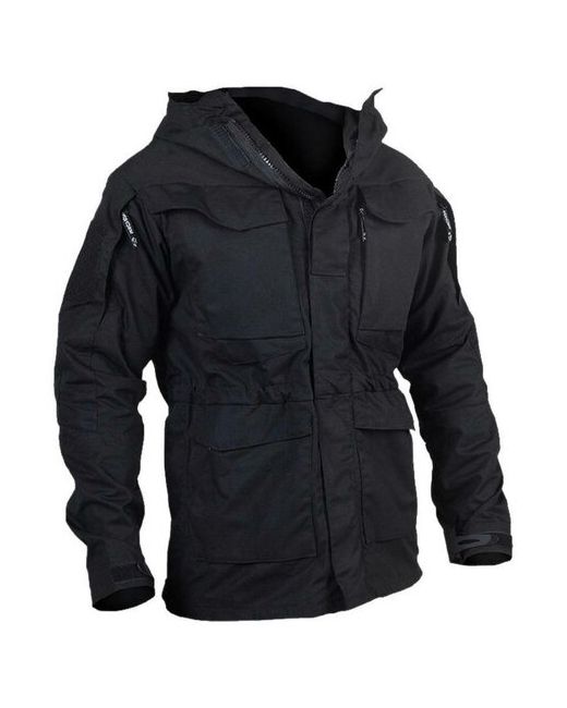M65 Casual куртка демисезонная силуэт прямой несъемный капюшон размер 50/52