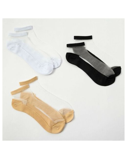 Minaku носки укороченные размер 22-24 см мультиколор