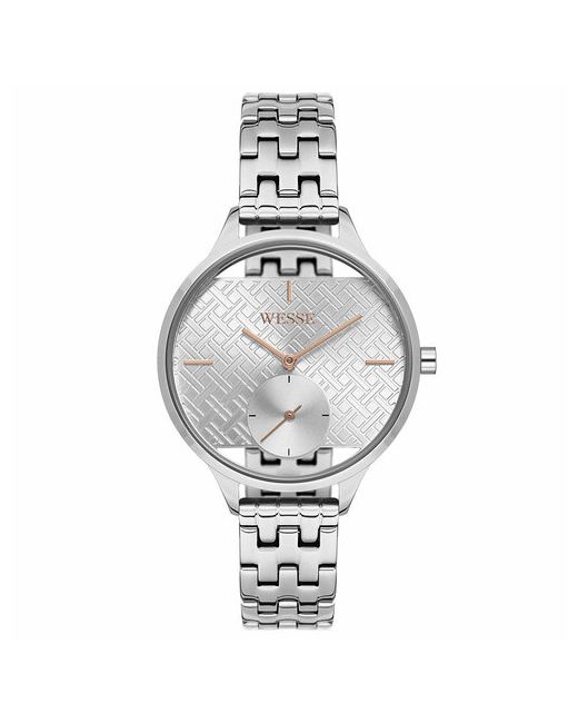 Wesse Наручные часы Часы наручные WWL109601 Кварцевые 37 мм серебряный