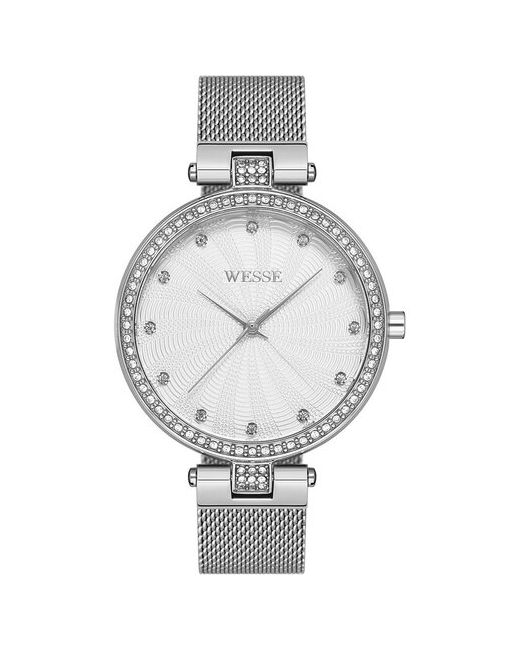 Wesse Наручные часы Часы наручные WWL109501 Кварцевые 34 мм серебряный