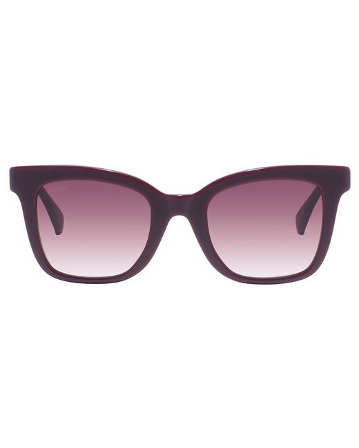 Max Mara Солнцезащитные очки 0067 66Z кошачий глаз оправа с защитой от УФ градиентные для бордовый