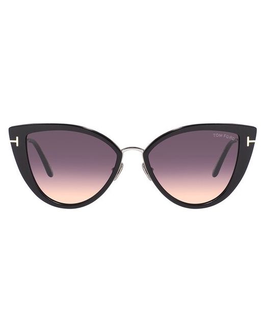 Tom Ford Солнцезащитные очки 868 01B кошачий глаз оправа градиентные с защитой от УФ для