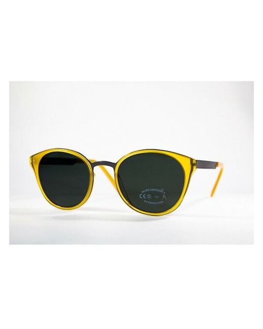 Franco Sordelli Солнцезащитные очки круглые оправа металл черный