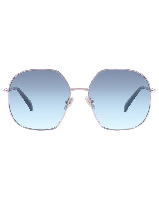 Max Mara Солнцезащитные очки 0061 28W квадратные оправа с защитой от УФ градиентные голубой