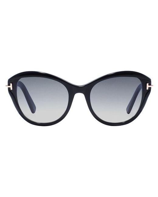 Tom Ford Солнцезащитные очки 850 01B Leigh кошачий глаз оправа с защитой от УФ градиентные для